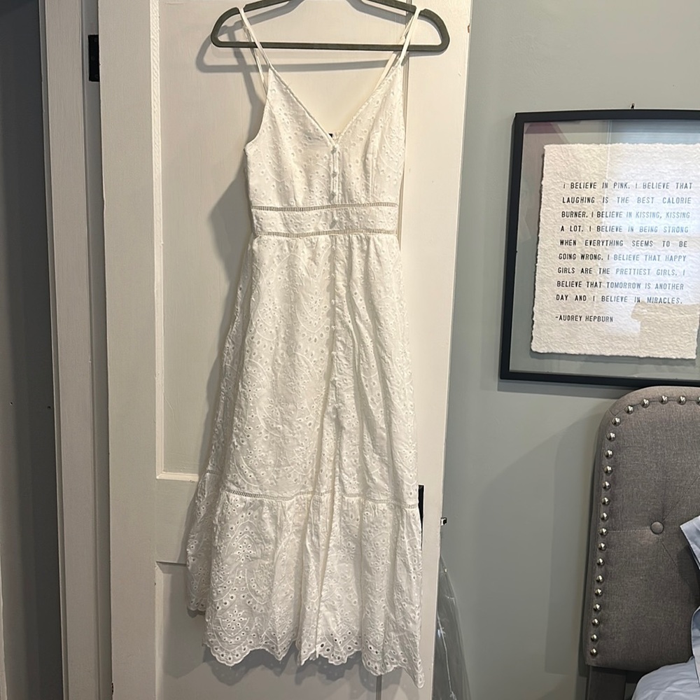 White sun dress